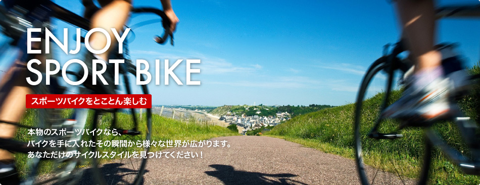 ENJOY SPORT BIKE：スポーツバイクをとことん楽しむ